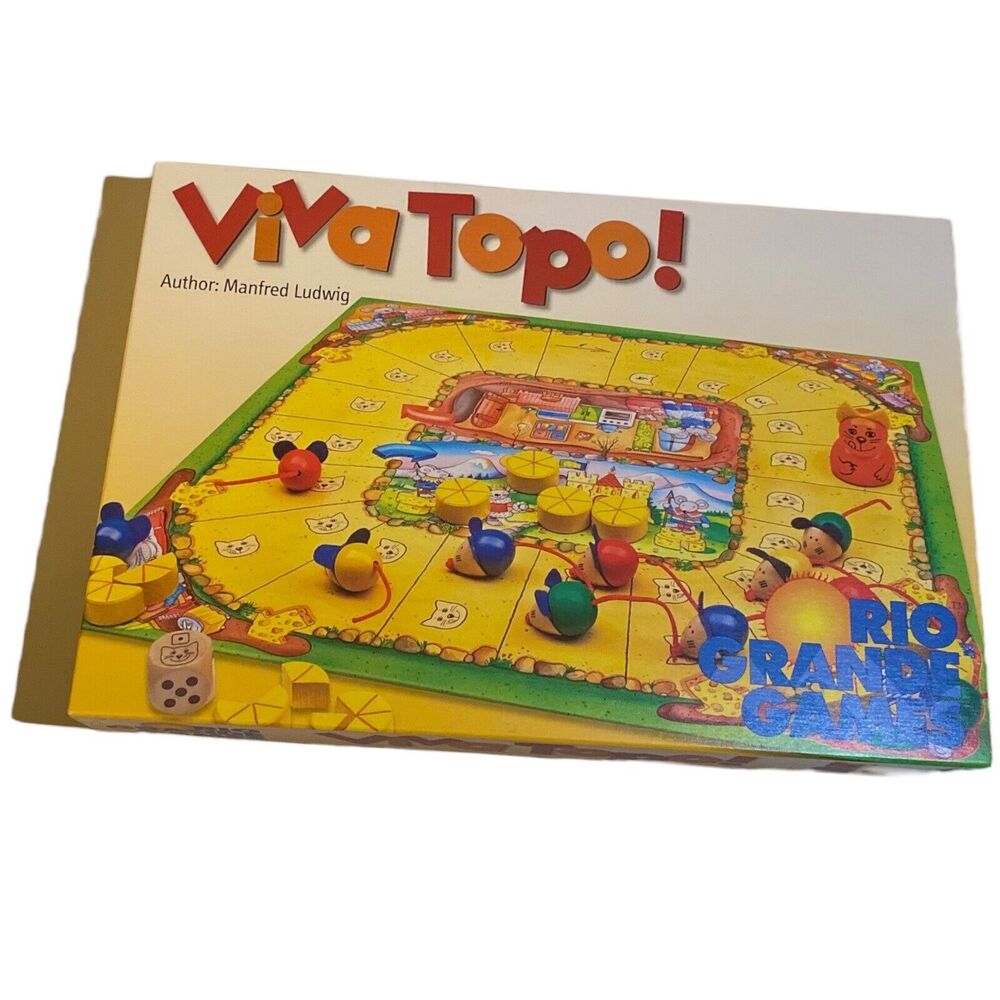 Rio Grande Boardgame Viva Topo! Manfred Ludwig Game Board